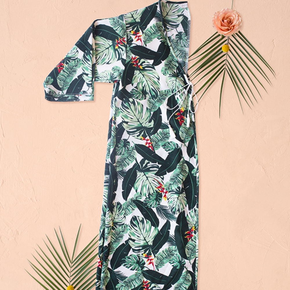 Rachel Zoe Collection Palm Print Duster